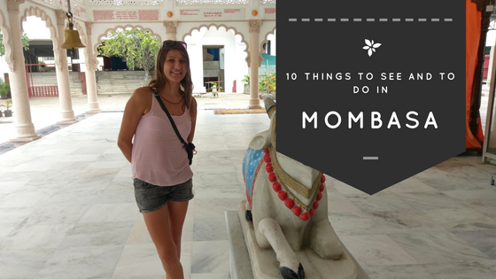 This is inside the Shiva Temple Mombasa.