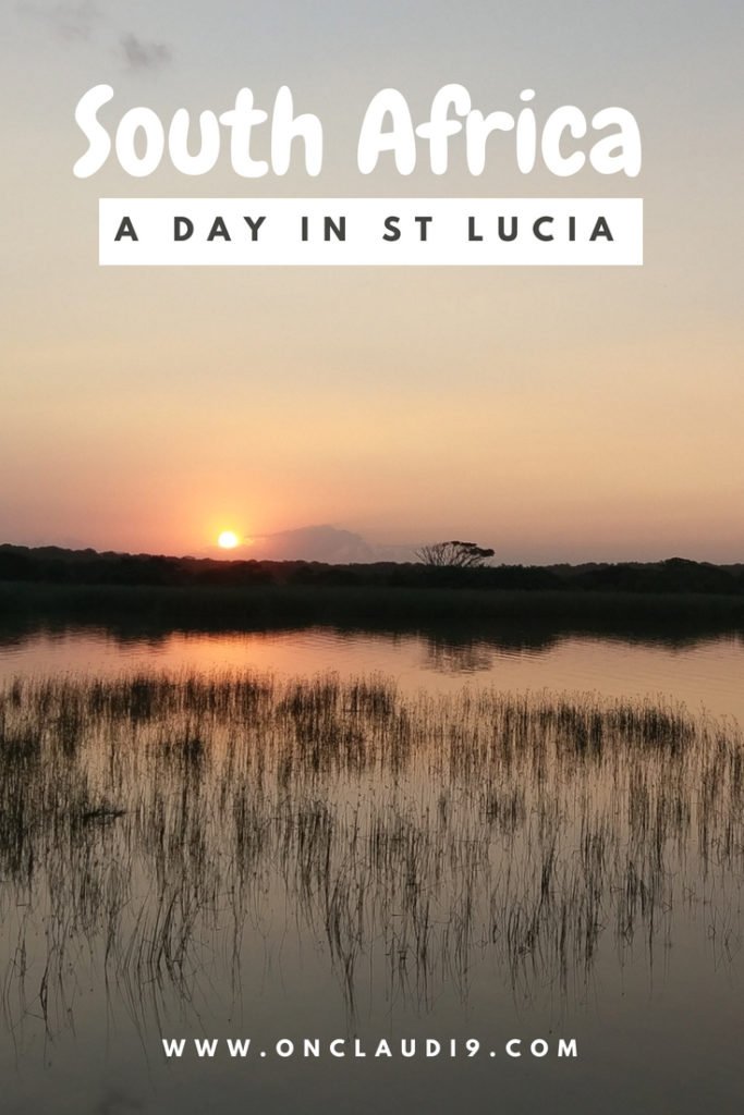 This is a a sunset in St Lucia in South Africa.