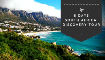 This is the beach of Camps Bay in South Africa.